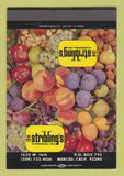 Matchbook Cover - Stribling's Nurseries Fruit Merced CA 40 Strike