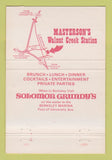 Matchbook Cover - Masterson's Walnut Creek Station CA WEAR 40 Strike