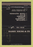 Matchbook Cover - Harry Young Furniture Appliances San Francisco CA 40 Strike