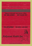 Matchbook Cover - Hollywood Health Spa Langley Park MD girlie massage 40 Strike
