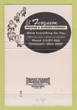Matchbook Cover - Ferguson Moving Storage Trucking Cincinnati OH 40 Strike