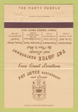 Matchbook Cover - Pat Joyce Restaurant Cleveland OH 40 Strike