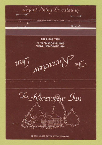 Matchbook Cover - Riverview Inn Smithtown NY 40 Strike