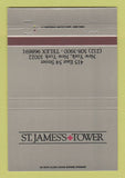 Matchbook Cover - St James's Tower New York City 40 Strike