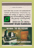 Matchbook Cover - Photography Display Laboratories ST Paul MN 40 Strike