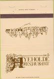 Matchbook Cover - Hyeholde Restaurant Pittsburgh PA 40 Strike