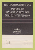 Matchbook Cover - Plaza Club Condado Holiday Inn San Juan Puerto Rico 40 Strike