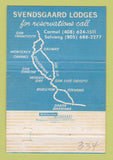 Matchbook Cover - Svendsgaard Lodges Carmel Solvang CA 40 Strike