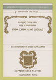 Matchbook Cover Kuppenheimer Men's Clothes Dwight Smith Santa Rosa CA 40 Strike