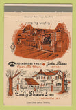Matchbook Cover - Emily Shaw's Inn Poundridge NY 40 Strike