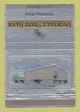 Matchbook Cover - Rockdale State Bank TX 40 Strike
