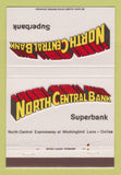 Matchbook Cover - North Central Bank Dallas TX 40 Strike