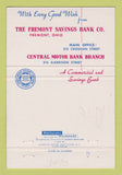 Matchbook Cover - Fremont Savings Bank Fremont OH 40 Strike