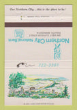 Matchbook Cover - Northern City National Bank Duluth MN 40 Strike