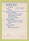 Matchbook Cover - Northern City National Bank Duluth MN 40 Strike