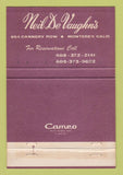 Matchbook Cover - Neil De Vaughn's Restaurant Monterey CA 40 Strike