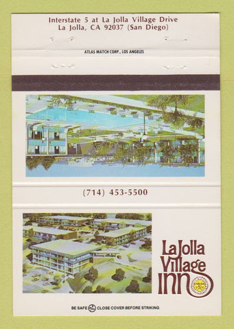 Matchbook Cover - La Jolla Village Inn CA 40 Strike