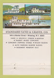 Matchbook Cover - Standard Sand Gravel concrete Wheeling WV 40 Strike
