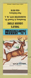 Matchbook Cover - Thilo's Liquor Store Gloucester City NJ