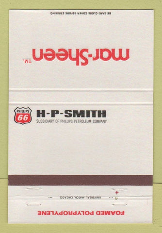 Matchbook Cover - Mar Sheen Phillips 66 oil gas HP Smith 40 Strike