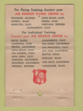Matchbook Cover - 4th Air Force Reserve WEAR 40 Strike