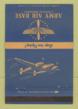 Matchbook Cover - Army Air Base Lincoln NE WWII postcard 40 Strike
