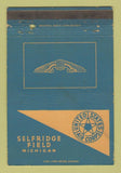 Matchbook Cover - Selfridge Field MI US Air Corps postcard WEAR 40 Strike