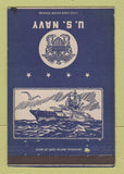 Matchbook Cover - US Navy postcard 40 Strike
