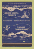 Matchbook Cover - US Naval Training Schools Madison WI postcard 40 Strike