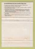 Matchbook Cover - Dodge Aries Kennebec Auto Beauce QC WEAR 40 Strike