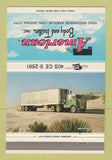 Matchbook Cover - American Body Trailer Oklahoma City OK trucking 40 Strike