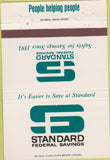Matchbook Cover - Standard Federal Savings no town 40 Strike