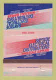 Matchbook Cover - Bayside Electrical Dist Oakland San Francisco CA 40 Strike