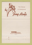 Matchbook Cover - Tony Lama Cowboy Boots Melrose NM 40 Strike