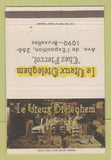 Matchbook Cover - Le Vieux Dieleghem Brussels Belgium 40 Strike