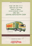 Matchbook Cover - Mayflower Trucking Aero Transit Carmel IN 40 Strike