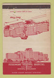 Matchbook Cover - Fitzsimons General Hospital Army Denver Colorado 40 Strike
