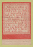 Matchbook Cover - Moose Lodge Rantoul IL 40 Strike