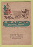Matchbook Cover - Hartford Insurance Bel Air MD Harold Brubaker WORN 40 Strike