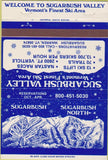 Matchbook Cover - Sugarbush Valley Ski Resort Warren VT 40 Strike