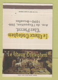 Matchbook Cover - Le Vieux Dieleghem Brussels Belgium 40 Strike