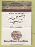 Matchbook Cover - Brown County State Bank Mount Sterling IL 40 Strike