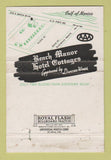 Matchbook Cover - Beach Manor Hotel Cottages Biloxi MS 40 Strike