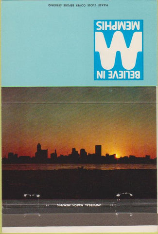 Matchbook Cover - Memphis TN Chamber of Commerce 40 Strike
