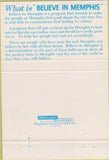 Matchbook Cover - Memphis TN Chamber of Commerce 40 Strike