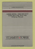 Matchbook Cover - St James's Tower New York CIty 40 Strike