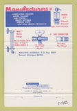 Matchbook Cover - Essex Brass Corporation Warren MI 40 Strike
