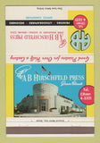 Matchbook Cover - AB Hirschfield Press Denver Colorado Printers 40 Strike