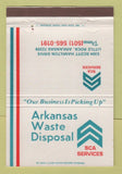 Matchbook Cover - Arkansas Waste Disposal Little Rock AR 40 Strike