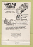 Matchbook Cover - Arkansas Waste Disposal Little Rock AR 40 Strike